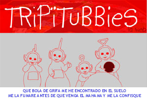 No sabemos que miembro de los Tripi-Tubies se tomo la piedra de grifa... pero ellos insisten que esa foto es de cuando Mahama era Tripi-Tubbie